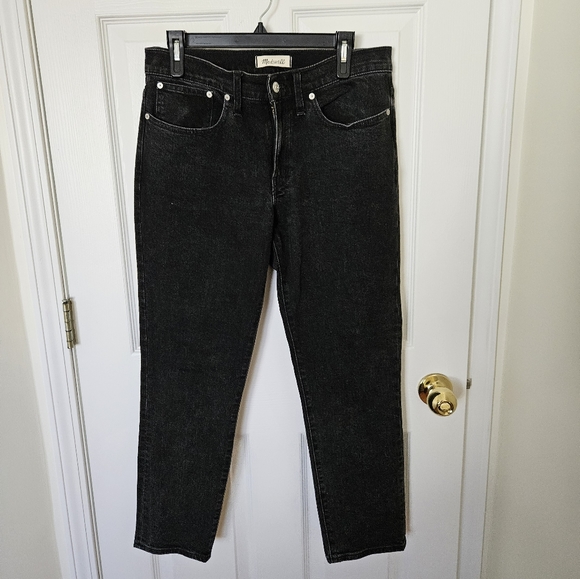 Madewell Tomboy Straight Jeans in Lunar Wash - Picture 4 of 5